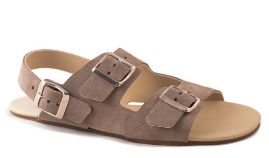 Sandália Suede Taupe - Coqueflex