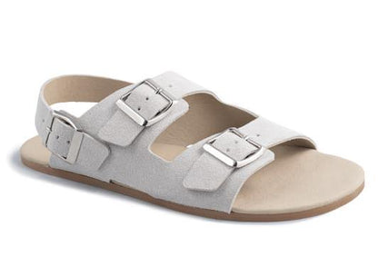 Sandália Suede Off White - Coqueflex
