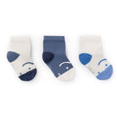Kit de 3 Meias Barefoot Azul - Tip Toey Joey