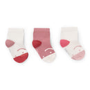 Kit de 3 Meias Barefoot Rosa - Tip Toey Joey