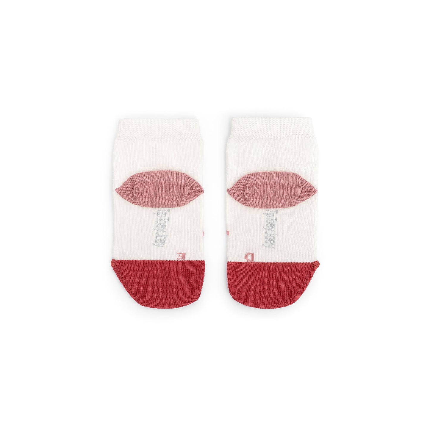Kit de 3 Meias Barefoot Rosa - Tip Toey Joey