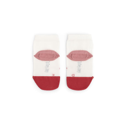 Kit de 3 Meias Barefoot Rosa - Tip Toey Joey