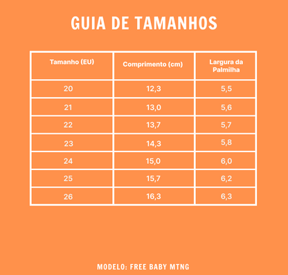 Ténis Free Baby Branco/Azul - MTNG Free